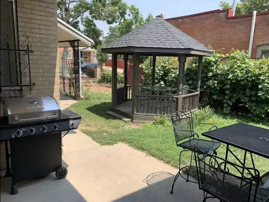Covered BBQ gazebo at Sunnyside Compound